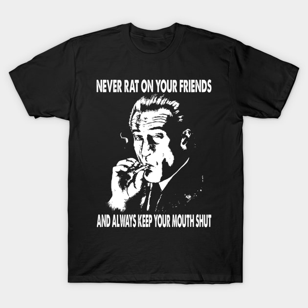 Joe pesci vintage movie smoking art T-Shirt by Julie lovely drawings